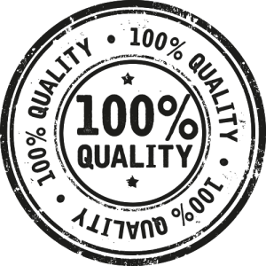 100 quality logo