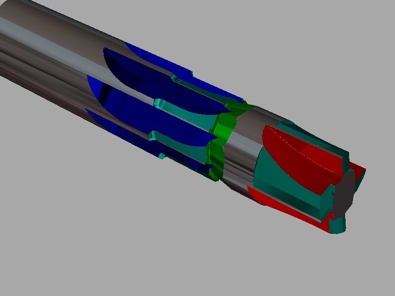 3d model of a carbide tool
